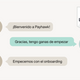 imagen de chat sobre las conversaciones de clientes con el manager de implementacion